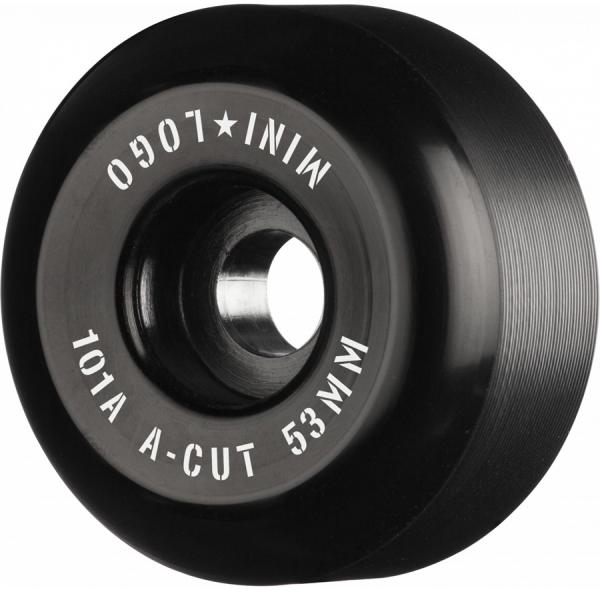 MINI LOGO ミニロゴ WHEEL A-CUT &quot;2&quot; 53mm 101A BLACK (4p...