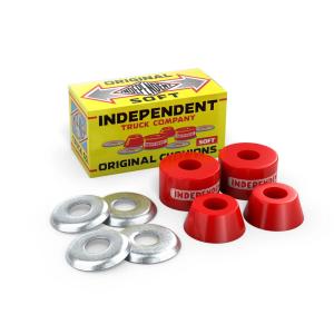 インディペンデント INDEPENDENT 90A SOFT GENUINE PARTS ORIGINAL CUSHIONS RED ブッシュ クッシュ ゴム スケートボード スケボー