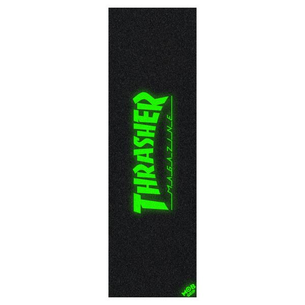 モブグリップ MOB GRIP 10in x 33in THRASHER GLOW LOGO SHE...