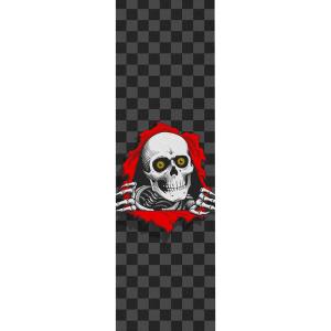 POWELL PERALTA パウエル・ペラルタ 10.5in x 33in RIPPER CHECKER GRIP TAPE SHEET グリップテープ デッキテープ リッパー ボーンズ (2404)｜americanstreetstyle