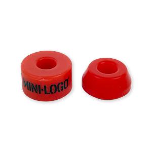 ミニロゴ MINI LOGO BUSHING HARD RED/100A トラック1個分 ブッシュ クッシュ ゴム ハード かたい 足回り トラック 軸 部品 クッションスケートボード