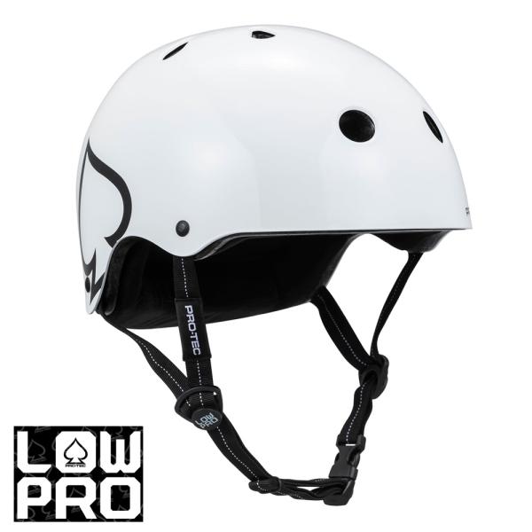 プロテック PRO-TEC LOW PRO CERTIFIED GLOSS WHITE ヘルメット ...