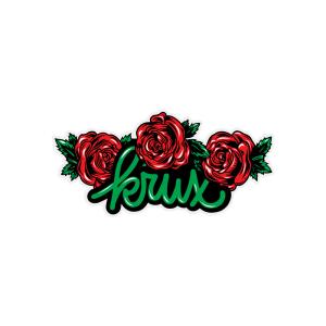 クラックス KRUX 4in x 1.8in ROSES STICKER ステッカー デカール シール スケートボード スケボー