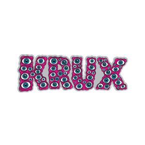 クラックス KRUX 4in x 1.5in FOS EYEBALLS STICKER ステッカー デカール シール スケートボード スケボー