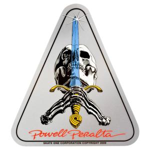 パウエル・ペラルタ POWELL PERALTA 4in x 3.5in SKULL & SWORD STICKER ステッカー デカール シュプリーム スケートボード スケボー