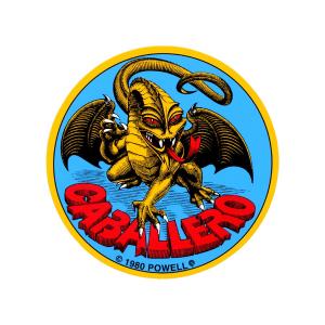 パウエル・ペラルタ POWELL PERALTA 3.5in x 3.5in CAB ORIGINAL DRAGON STICKER ステッカー デカール スケートボード スケボー