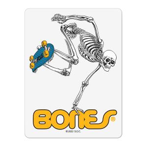 パウエル・ペラルタ POWELL PERALTA 4in SKATEBOARDING SKELETON STICKER CLEAR ステッカー スケートボードスケルトン デカール スケートボード スケボー