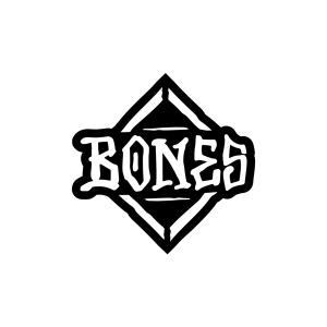 ボーンズ ウィール BONES WHEELS 3in DIAMOND STICKER ステッカー ブラック ホワイト デカール シール スケートボード スケボー