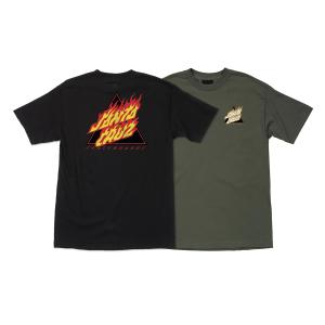 SANTA CRUZ サンタクルーズ FLAMED NOT A DOT S/S T-SHIRT Tシャツ TEE 半袖（22FA）｜americanstreetstyle