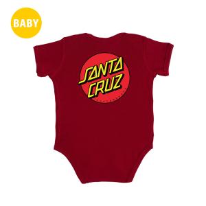 SANTA CRUZ サンタクルーズ CLASSIC DOT ONE PIECE S/S INFANT BABY ロンパース ワンピース ワンジー 赤ちゃん ベビー 祝い （22HD）の商品画像
