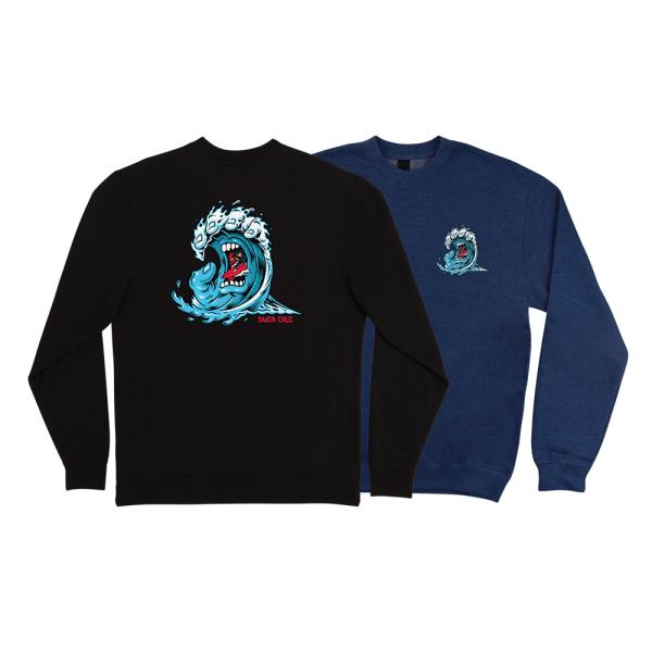 SANTA CRUZ サンタクルーズ SCREAMING WAVE CREW NECK SWEATS...