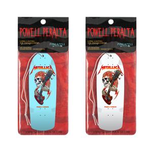 POWELL PERALTA パウエル・ペラルタ METALLICA COLLAB AIR FRESHENER エアーフレッシュナー 芳香剤 車 カー用品 スケートボード｜americanstreetstyle