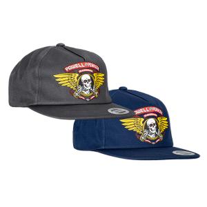 POWELL PERALTA パウエル・ペラルタ WINGED RIPPER SNAP BACK CAP スナップバック キャップ 帽子 スケートボード スケボー  オールドスクール（23SS）｜americanstreetstyle