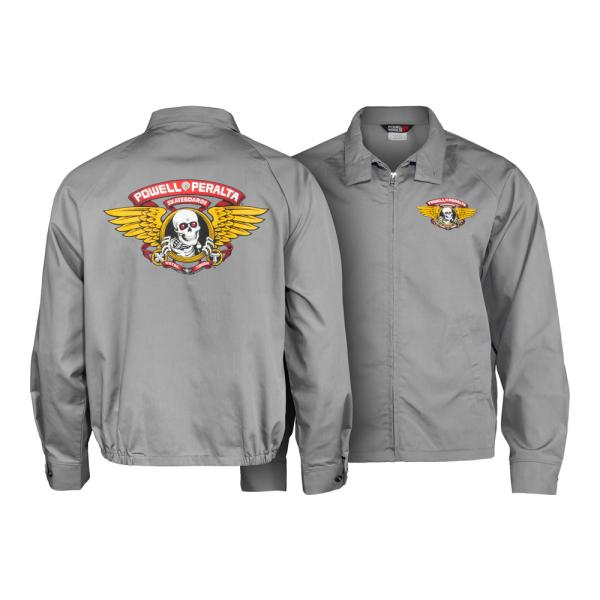 パウエル・ペラルタ POWELL PERALTA WINGED RIPPER JACKET GREY...