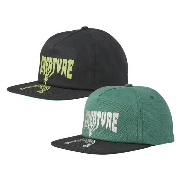 CREATURE クリーチャー ROLLING IN THE GRAVE SNAPBACK HAT ...