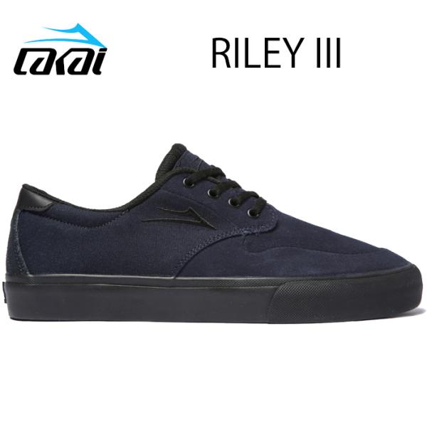 スケートボード シューズ スニーカー スケシュー 靴 ラカイ LAKAI RILEY 3 MIDNI...