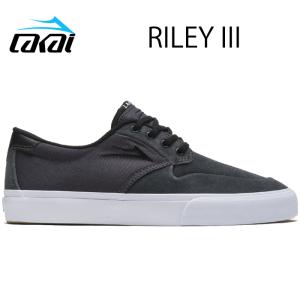 スケートボード シューズ スニーカー スケシュー 靴 ラカイ LAKAI RILEY 3 CHARCOAL SUEDE US8.5 (26.5cm)｜americanstyle33