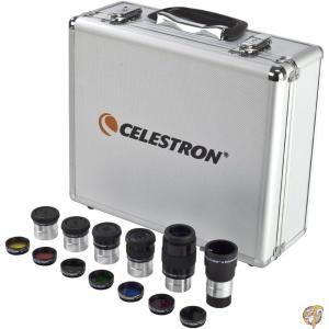 セレストロン 【並行輸入品】CELESTRON 天体望遠鏡 アクセサリー 31.7mm アイピース&フィルターセット｜americapro