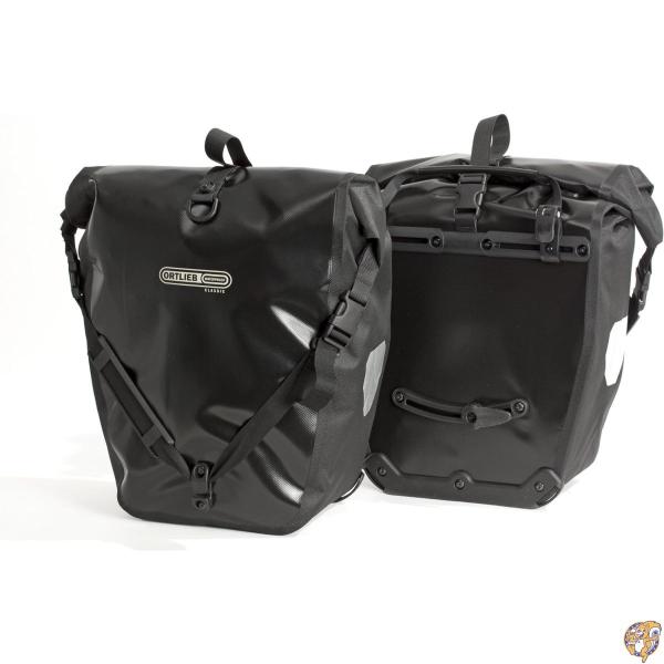 ORTLIEB(オルトリーブ) バックローラー クラシック ブラック 40L(ペア) サイドバッグ ...