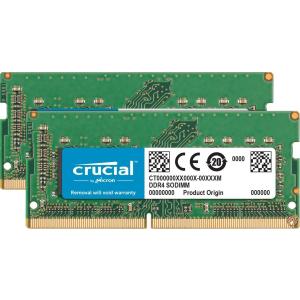 Crucial 32GB Kit (2 x 16GB) DDR4-2666 SODIMM CT2K16G48FD8266｜americapro