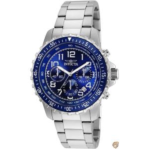 [インビクタ] 腕時計 Specialty 石英 45mm ケース シルバー ステンレス鋼ストラップ 青ダイヤル 6621 メンズ 正規輸入品 送料無料｜americapro