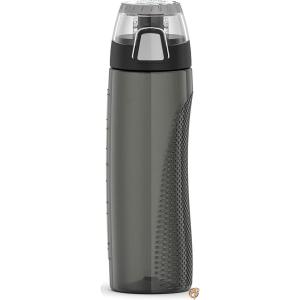 Thermos Intak Hydration Water Bottle with Meter 水筒 680ml グレー｜americapro