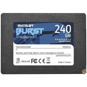 Patriot Memory Burst 240GB SATA3 内蔵型SSD 6Gb/s 2.5インチ 7mm 台湾製 三年 送料無料｜americapro