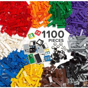 (1,100 Pieces - Regular Colors) - Play Platoon 1100 Piece Building Bricks 送料無料