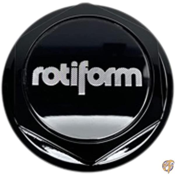 Rotiform Wheels 32170-26UK 光沢ブラックスナップインセンターキャップ