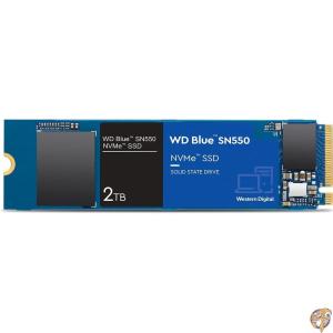 WDS200T2B0C [WD Blue SN550 NVMe SSD（2TB M.2(2280) PCIe Gen3 x4 NVMe 900TBW）]