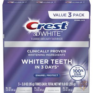 Crest クレスト デンタル用品 3D ホワイト ティース ホワイトニング 歯磨き粉 エナメルプロ...