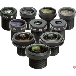 Arducam M12レンズセット for Raspberry Piカメラ用レンズ（1/4"）およびArduino 望遠 マクロ 広角 送料無料｜americapro
