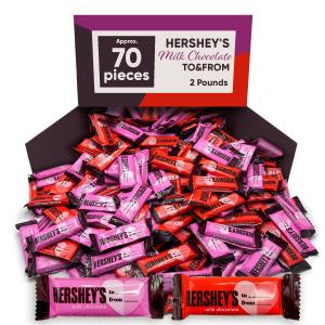 Hershys ハーシーズ ミルクチョコレート 個包装 バレンタインデーギフト 約70個入り 海外お菓子 大量 輸入チョコ 義理チョコ まとめ買い