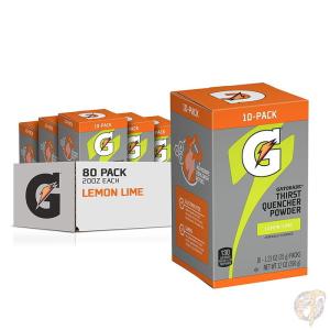 ゲータレード Gatorade サースト クエンチャー パウダー レモンライム 一袋34.9g（80パック） 送料無料