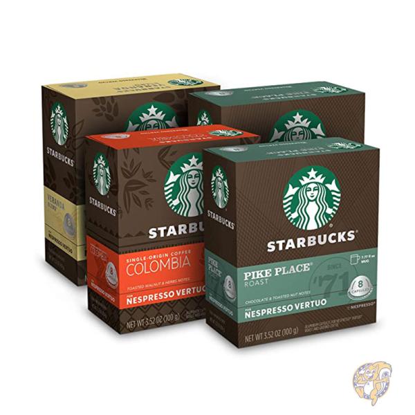 Starbucks スターバックス by ネスプレッソ ブロンド &amp; ミディアム ロースト バラエテ...