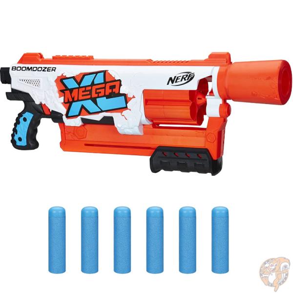 ナーフ NERF おもちゃの銃 Mega XL Boom Dozer Blaster 大きなダーツ ...