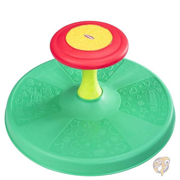 Sit &apos;n Spin 幼児向け コマ 18か月以上 ピニングアクティビティおもちゃ 34451AF...