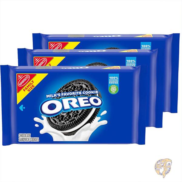 OREO オレオ チョコレート サンドクッキー まとめ買い 大量 ファミリーサイズ 3個入 お菓子 ...