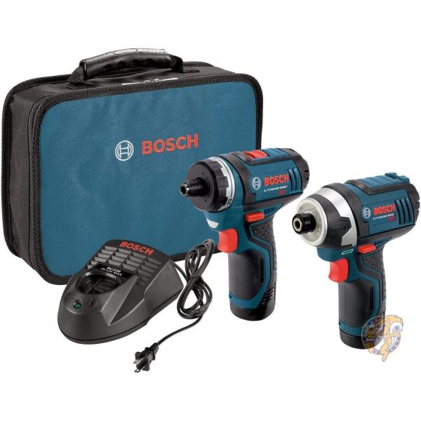 ボッシュ Bosch CLPK27-120 電動ドリル&amp;ドライバー インパクトドライバー ツールセッ...