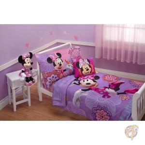 Disney Minnie's Toddler Bedding Set ディズニー ミニー シーツ
