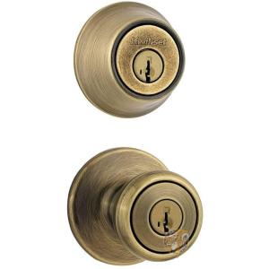 クイックセット 690 エントリーノブ＆シングルシリンダーデッドボルト コンボパック Kwikset...