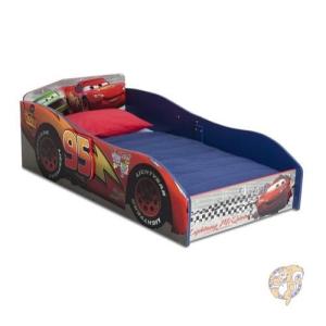 Delta Children Wood Toddler Bed, Disney Pixar Cars ディズニー カーズ 幼児 ベットフレーム 送料無料｜americapro