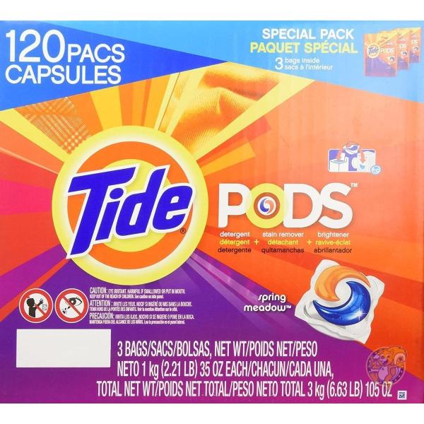 タイド 洗濯洗剤 Tide 156737 PODSジェルボール120個入り 送料無料