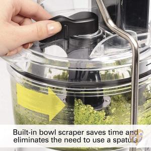 フードプロセッサー Hamilton 家電 Beach ハミルトンビーチ スタック スナップ 調節可能な刃 700 調節可能な刃 野菜チョッパー Hamilton ボールと収納ケース シルバー B0797phbcl アメリカ輸入プロ