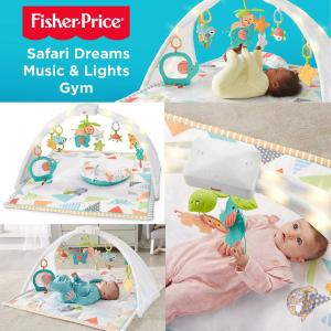 Fisher-Price ベビージム 洗えるプレイマット ドラム&ライト 送料無料｜americapro