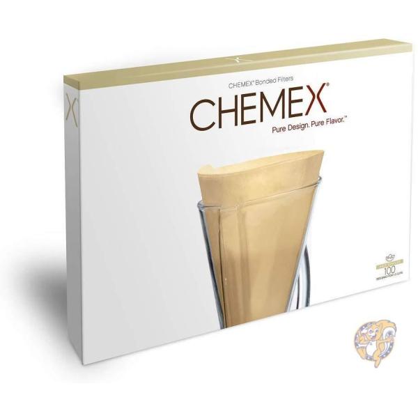 ケメックス コーヒーフィルター Chemex FP-2 ナチュラル ハーフムーン型 100枚入り 送...