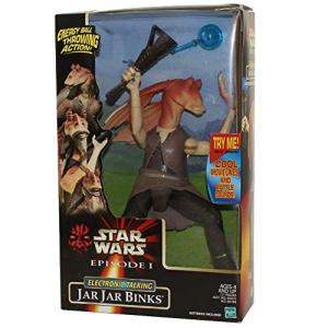 Star Wars Electronic Talking Jar Jar Binks 12 inch figure by Hasb 並行輸入品｜americasyoji