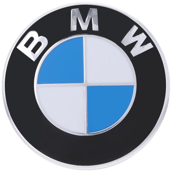 BMW純正フードRoundelエンブレム82 mm、Z4 以外のすべてのモデルに適合、ほとんどのトラ...