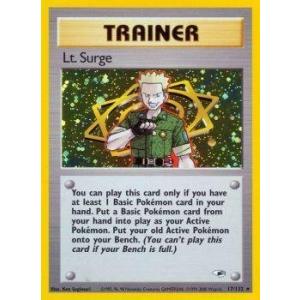 Pokemon   Lt. Surge (17/132)   Gym Heroes   Holo 並...