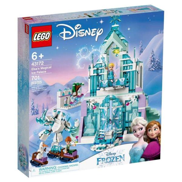 レゴ(LEGO) ディズニー アナと雪の女王 エルサの魔法の氷の宮殿 43172 おもちゃのお城組み...